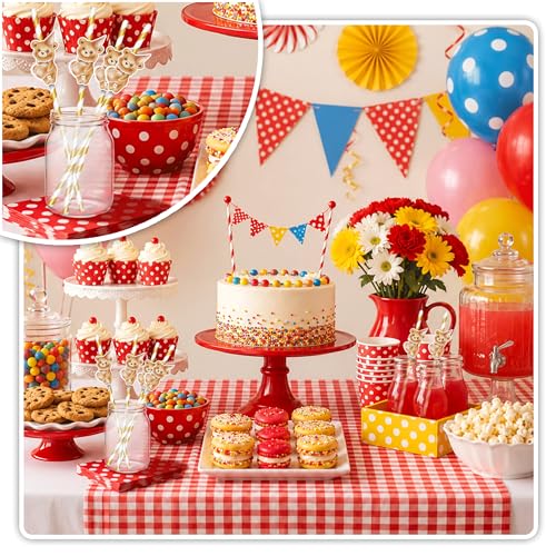 Brown 1 Pack Bear Baby Shower Paper Straws with Teddy Bear Toppers - 50pcs