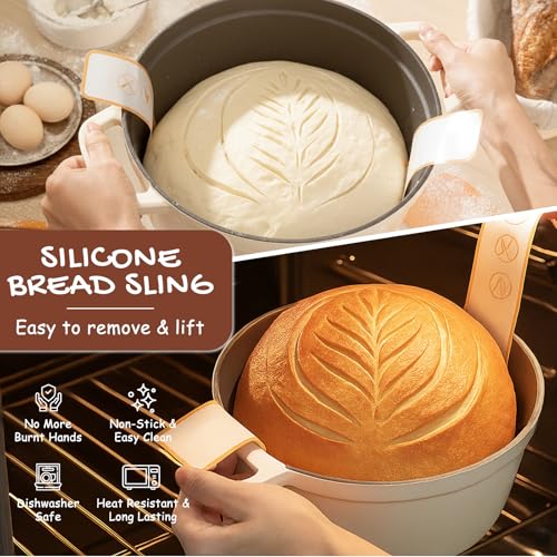 Complete Sourdough Bread Baking Kit with Banneton Baskets, Tools & Accessories