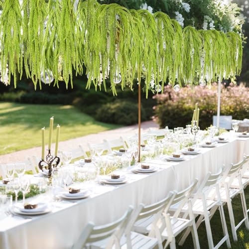 Artificial Amaranthus Flowers 24 Pcs, Green, 24 Inch for Wedding & Decor