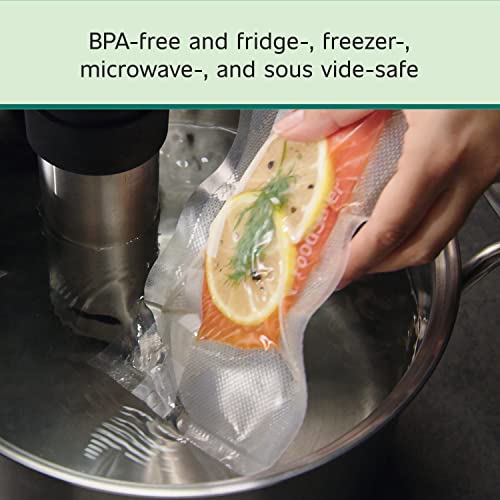 FoodSaver Quart Vacuum Sealer Bags 44 Count - Precut, BPA-Free Food Storage