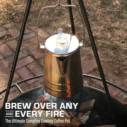 COLETTI Stainless Steel 14-Cup Camping Percolator Coffee Pot