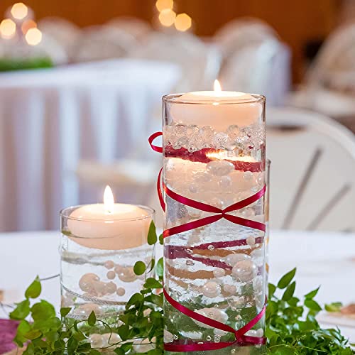 140,000 Clear Water Beads, Transparent Water Gel Beads for Vase Filler, Christmas Decoration, Wedding Centerpiece, Floating Candles, Planting, Floral Decoration