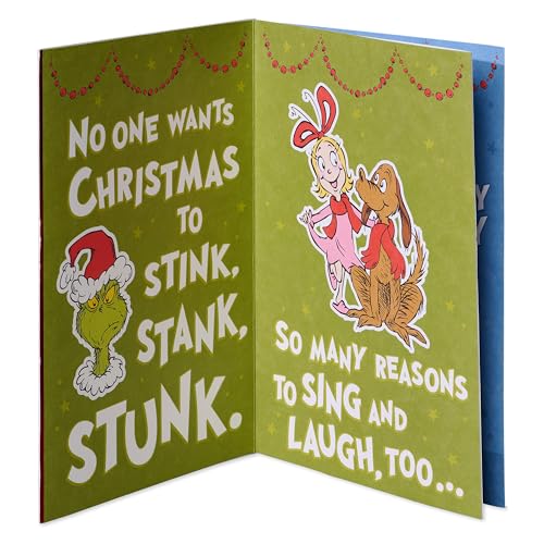 Grinch Christmas Card for Kids by American Greetings – The Grinchy Funk