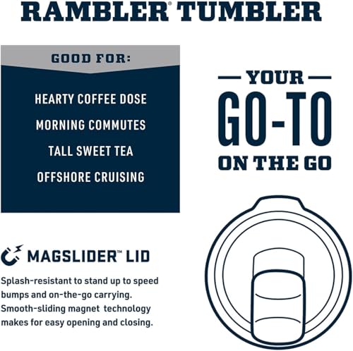YETI Rambler 30 oz Stainless Steel Tumbler with MagSlider Lid - Insulated Drinkware