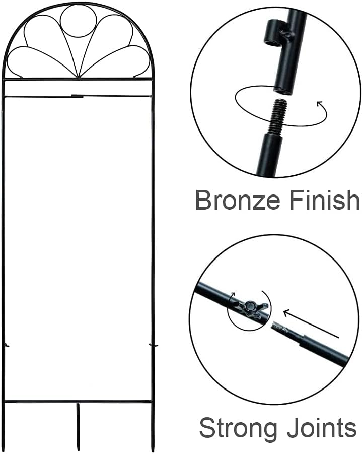 YEAHOME Garden Flag Holder Stand - Premium Weather-Proof Metal Arbor for All Seasons Flags