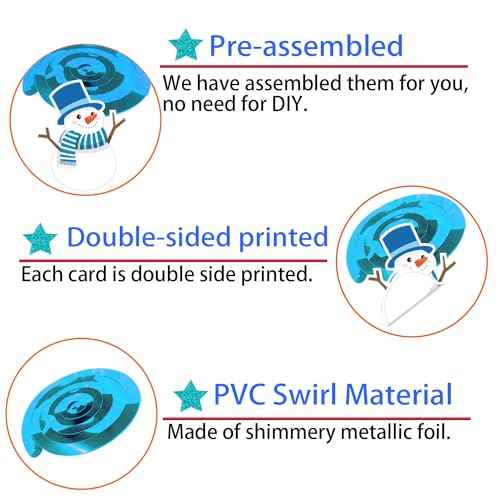 40 Pcs Winter Party Decorations, NO-DIY Winter Wonderland Party Decorations Hanging Swirls, Winter Decorations Whirls Glitter Foil Ceiling Swirls Streams for winter Party