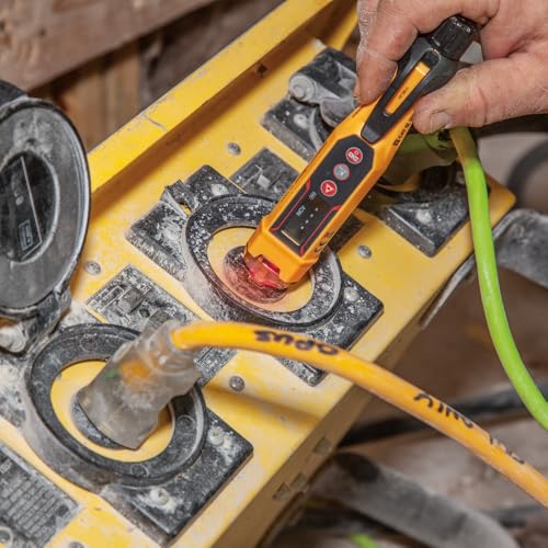 Non-Contact Voltage Tester with Laser Distance Meter - 12-1000V AC