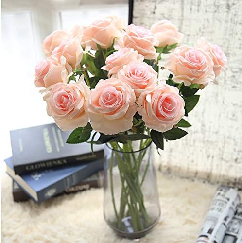 Real Touch Mini PU Tulips Bouquet - Premium Artificial Flowers for Wedding, Home & Event Decor (Set of 30, Cream White)