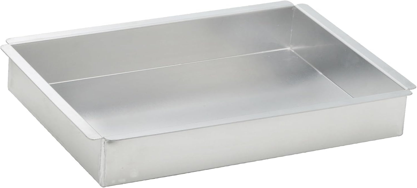 Winco 2-Inch Deep Aluminum Cake Pan - 9-Inch by 13-Inch | Perfect for Baking and Serving