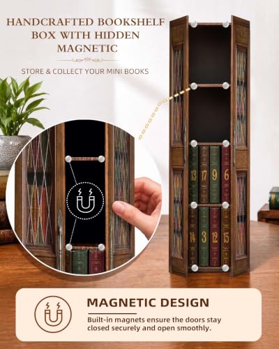 Hardcover Literary Mini Book Advent Calendar - 24 Classic Stories, Book Lover Gift