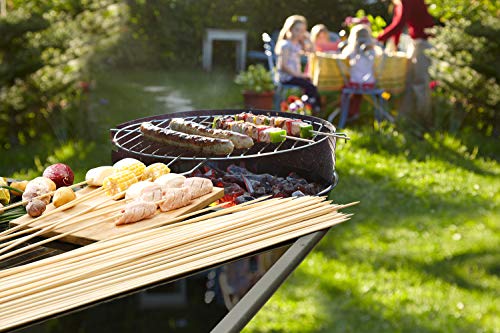 300 PCS Long Bamboo Roasting Sticks for Fire Pits & S'mores - 30 Inch Skewers