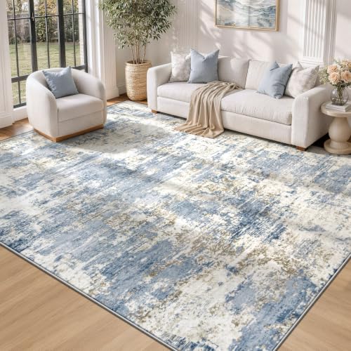 XLUEZ 8x10 Area Rugs for Living Room, Washable Modern Abstract Large