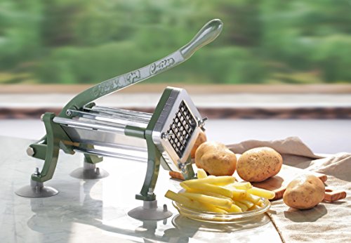 Commercial French Fry Cutter 1/2-Inch Heavy-Duty Potato Slicer for Kitchen