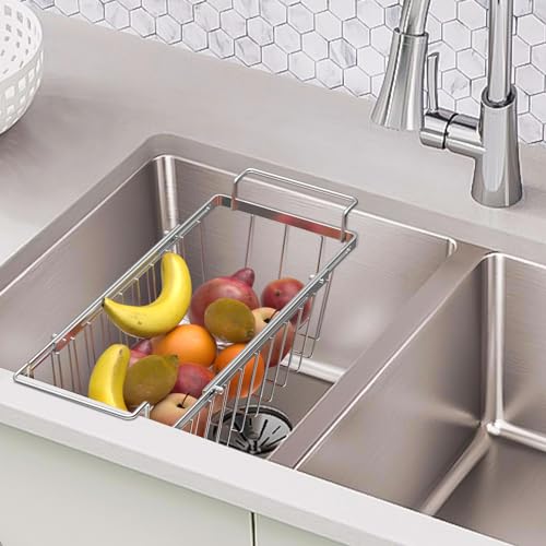 Expandable Freezer Baskets for Chest Freezer 2pcs - Adjustable Space Organizer