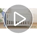 Dual-Sided Toddler Crib Mattress - Waterproof Memory Foam Support