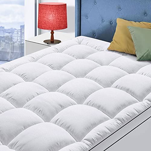 Twin XL Mattress Topper for Back Pain, Cooling Extra Thick Pad Cover