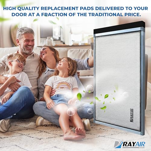RAYAIR 20x25 Fiberglass Filter Pads for Respicaire MicroClean 95 Air Purifier - 8-Pack