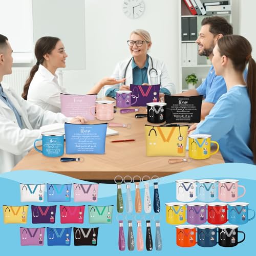 Hushee Christmas Nurse Appreciation Gift Set - Bright Color, 30 pcs