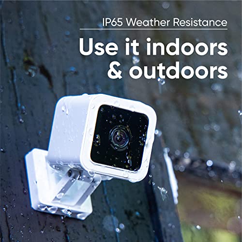Wyze Cam v3 Indoor Outdoor Security Camera with Color Night Vision - White, 1 Pack