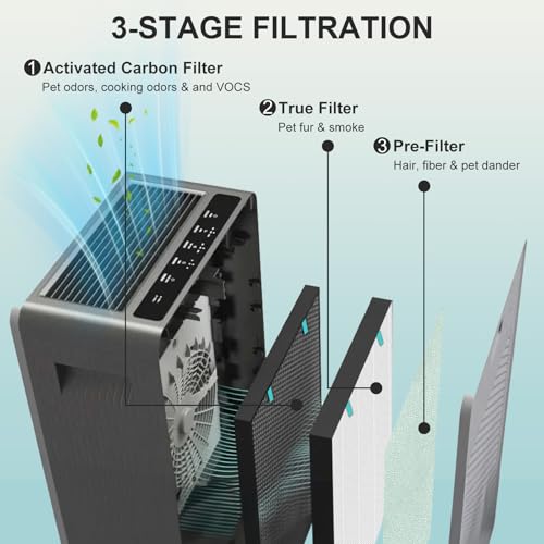 Air400 Filter Replacement Set for Bissell Air 400, 2 Sets Included