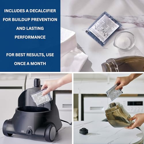 SALAV Full Size Garment Steamer with Auto-Off - 1500W, Black Auto Off Variant