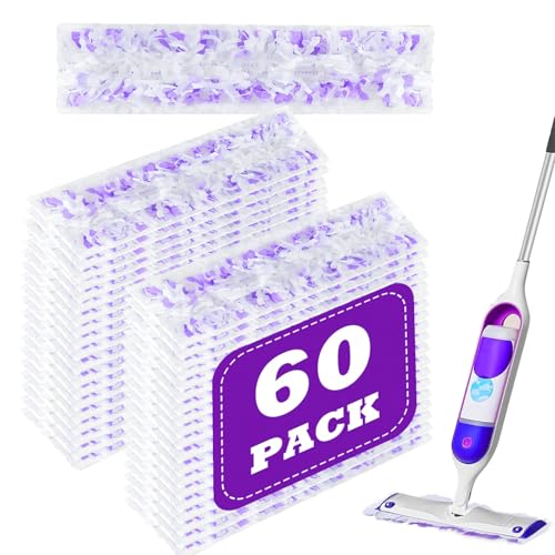 60 Count Disposable Power Mop Pad Refills for Swiffer PowerMop - Variation 60