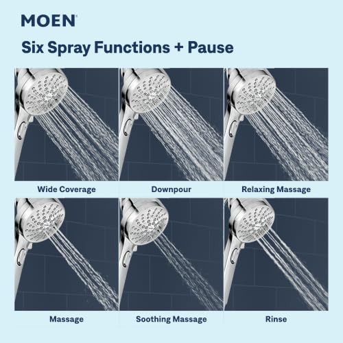 Moen Engage Magnetix Handheld Showerhead Matte Black, 1.75 GPM, Eco-Performance