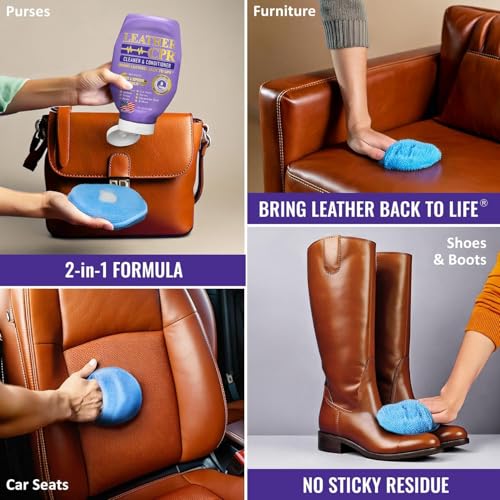 Leather CPR Leather Cleaner & Conditioner 32oz - Restore & Protect Leather