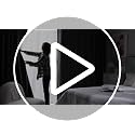 Joydeco Blackout Curtains for Bedroom & Living Room - 52W x 108L, Pack of 2, Black Variation