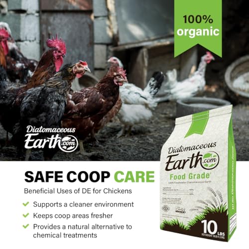 10Lb Food Grade Diatomaceous Earth Organic All-Natural Powder for Gardening & Pest Control