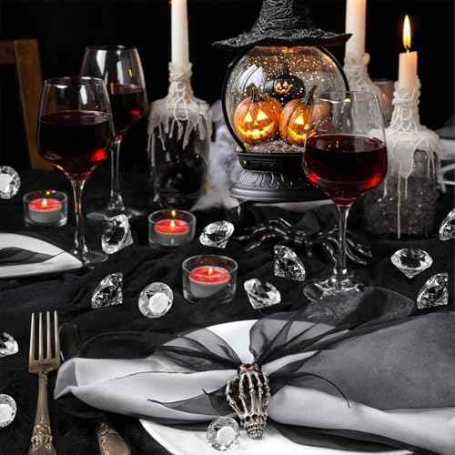 Babenest Acrylic Diamond Fake Gems Vase Filler, 240pcs 3/4 Inch Faux Diamonds Crystals Jewels for Table Scatters Wedding Party Event Arts & Crafts Birthday Decoration Favor (Clear)