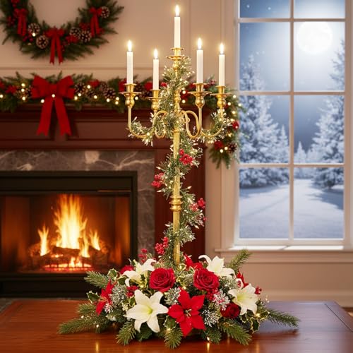 LoveCat Candlestick Holder Candelabras: 48.8" Tall Candleholders