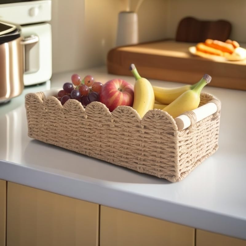 Regine Switzerland Toilet Paper Storage Basket - Decorative Organizer for Bathroom & Living Room