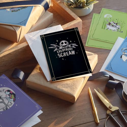 Hallmark Nightmare Before Christmas Cards 16-Pack | Everybodys Scream
