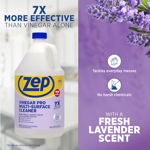 128 Fl Oz All-Purpose Cleaner with Vinegar - 4 Pack, Gentle Daily Use