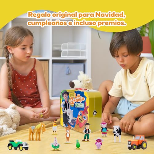 Farm of Zenon Action Figurine Set - 12 Characters + Gold Storage Tin