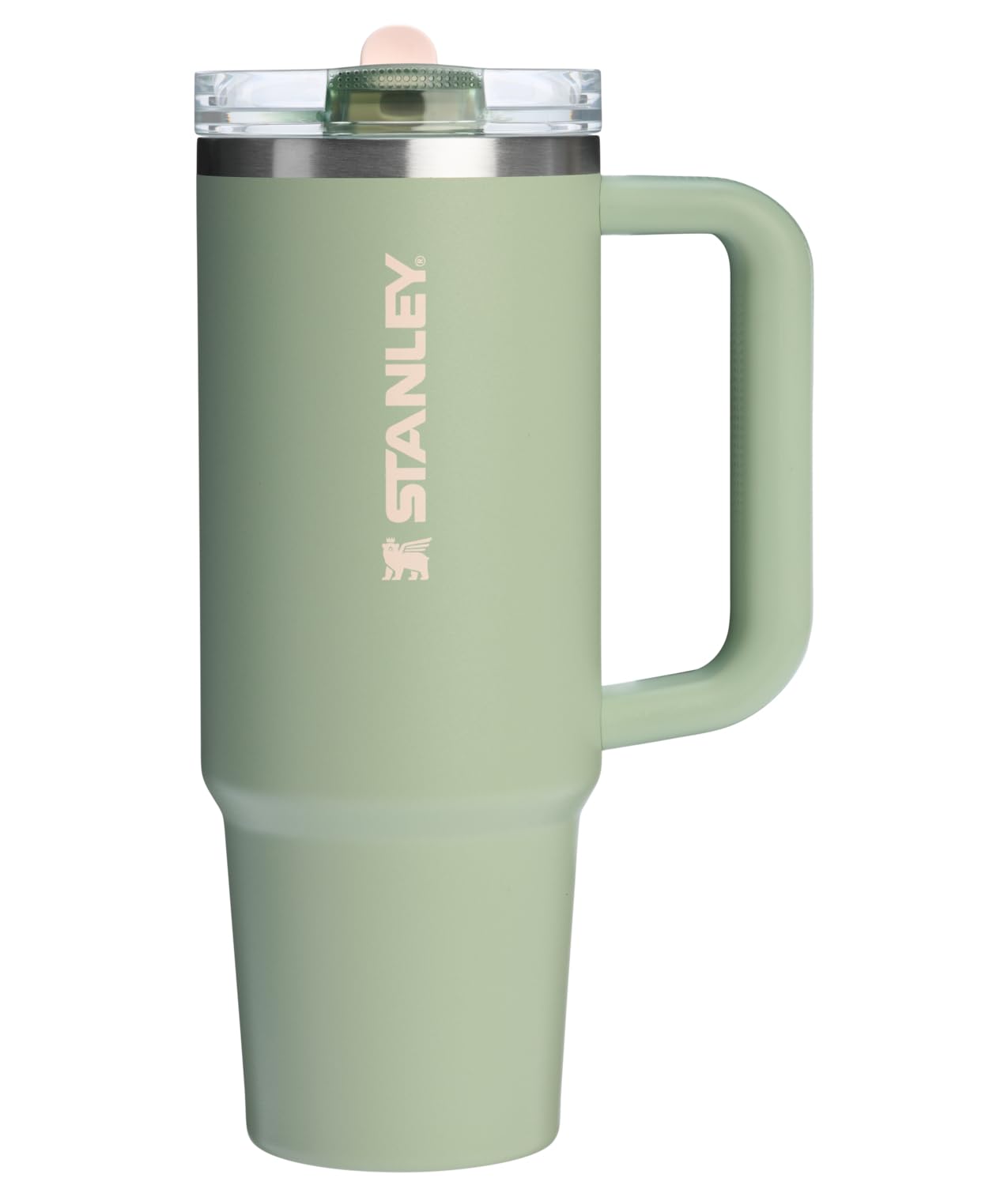 STANLEY Quencher ProTour Flip Straw Tumbler with Leakproof Lid 30 oz | Built-In Straw and Handle | Cup Holder Compatible for Travel | Insulated Stainless Steel Cup | BPA-Free | Lichen