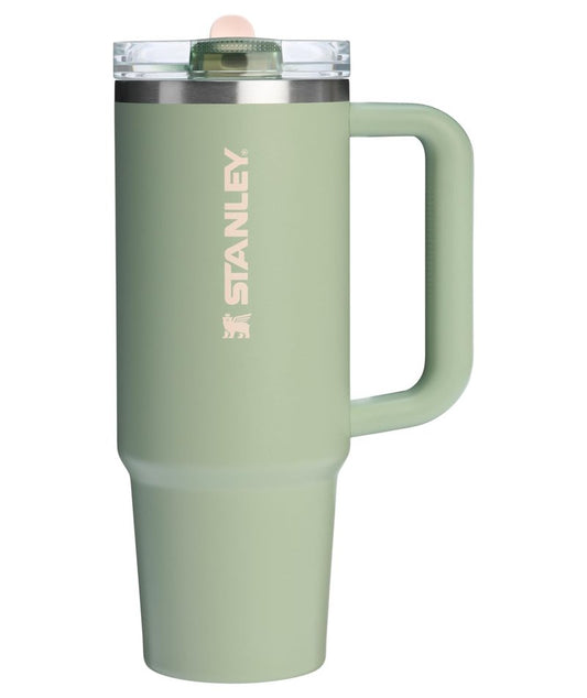 STANLEY Quencher ProTour Flip Straw Tumbler with Leakproof Lid 30 oz | Built-In Straw and Handle | Cup Holder Compatible for Travel | Insulated Stainless Steel Cup | BPA-Free | Lichen