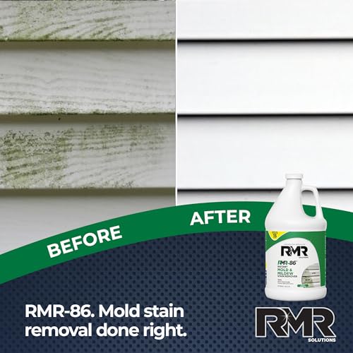RMR-86 Instant Mold & Mildew Stain Remover Spray 128 Fl Oz - Heavy Duty Cleaning
