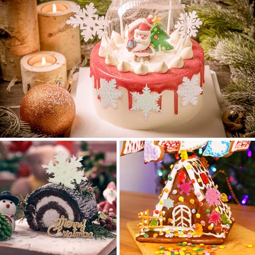 Christmas Snowflake Silicone Mold for Cake Chocolate & Crafts - FIRETREESILVERFLOWER
