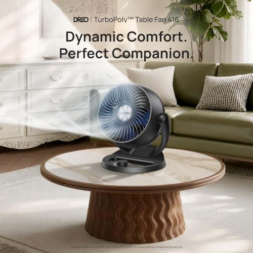 12-Inch Table Fan with 3 Speeds, 70ft Airflow, 120° Tilt, Low Noise, Quiet Desk Fan for Home Office Bedroom