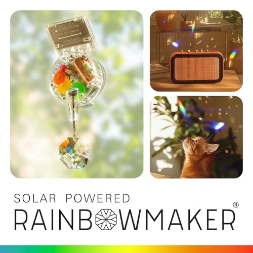 Solar Powered Rainbow Maker - Prism Suncatcher for Windows - Single Rainbow Maker - Home Decor Gift