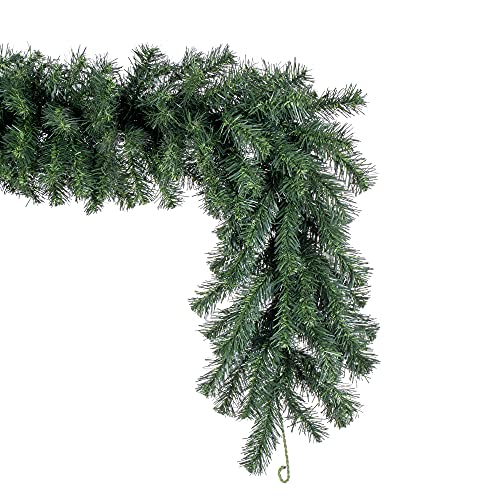 Vickerman 9' x 14" Unlit Artificial Douglas Fir Christmas Garland - Faux Holiday Decor