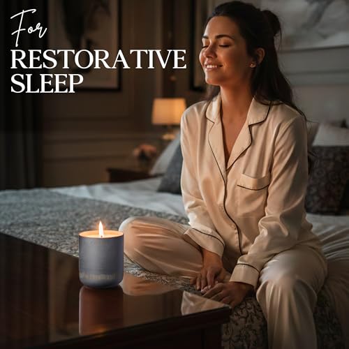 Luxury Aromatherapy Candle - Jasmine & Neroli Scented, 60 Hour Burn - Coconut Soy Wax, Gift-Ready Home Spa Candle