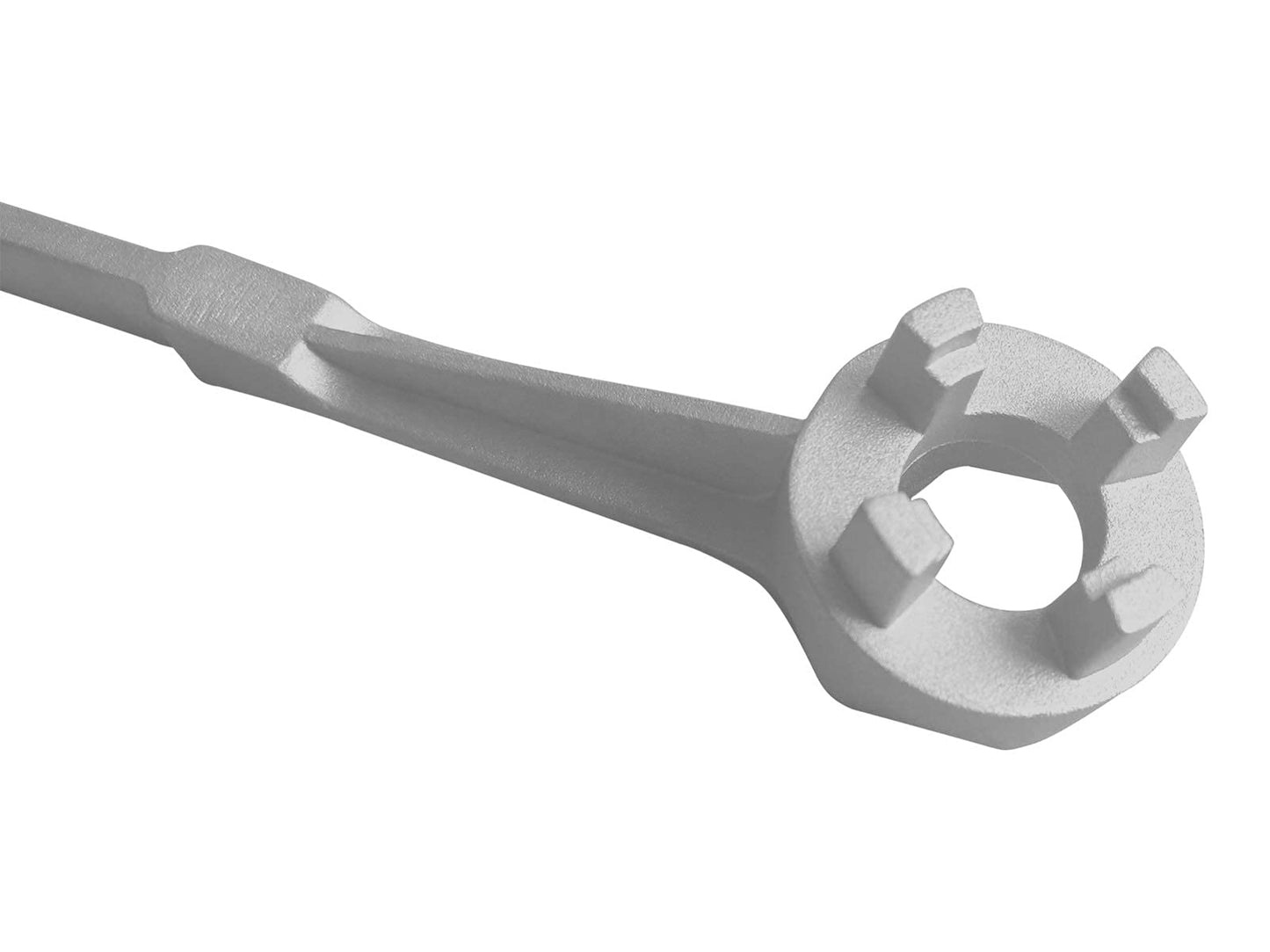 WINTOWIN Aluminum Drum Wrench, Drum Plug Bung Wrench for Opening 10 15 20 30 50 55 Gallon Drum, Fits 2 in and 3/4 in Bung Caps