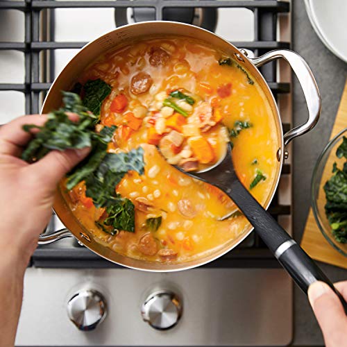 8-Quart Stainless Steel Stock Pot with Lid - Induction Compatible, Silver
