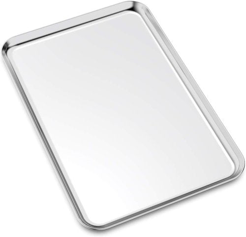 Bastwe Baking Sheet and Cooling Rack Set - Professional 24" x 16" Bakeware, Healthy & Easy to Clean