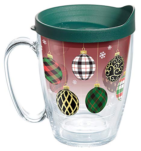 Tervis 16oz Insulated Holiday Mug - Double Wall Travel Cup Keeps Drinks Hot & Cold, Made in USA
