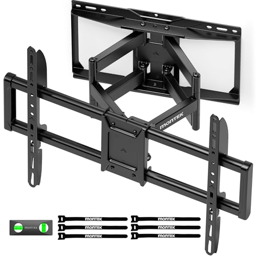 37-90 Inch Heavy Duty Full Motion TV Wall Mount - Up to 165 lb, Adjustable Swivel & Tilt