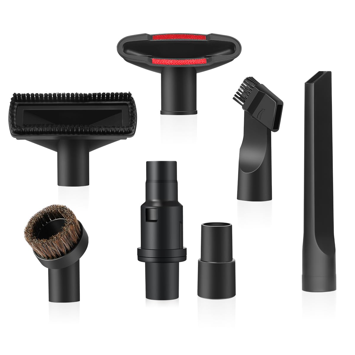 LANMU 1 1/4 Inch(32mm) Vacuum Attachments Compatible with Shark Navigator Lift-Away NV360 NV352 NV356E, NV501 & Rocket HV301 HV322 Vacuum, Accessories Kit with Adapter for Home, Car Interior Cleaning